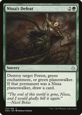 Nissa's Defeat [Hour of Devastation] | Cracking-Singles