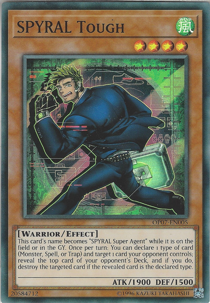 SPYRAL Tough [OP07-EN005] Super Rare | Cracking-Singles