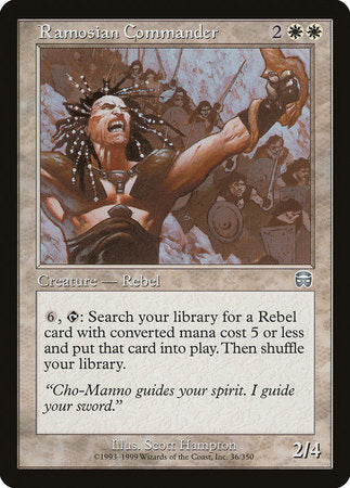 Ramosian Commander [Mercadian Masques] | Cracking-Singles
