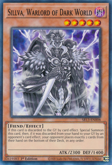 Sillva, Warlord of Dark World [SR13-EN008] Common | Cracking-Singles