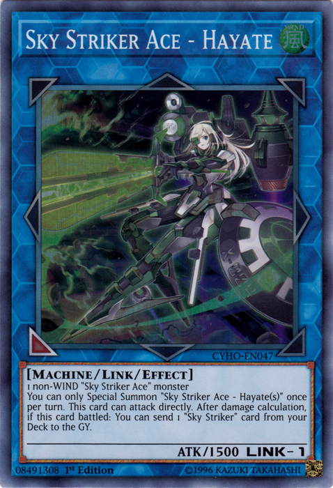 Sky Striker Ace - Hayate [CYHO-EN047] Super Rare | Cracking-Singles