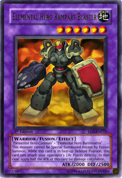 Elemental Hero Rampart Blaster [EEN-EN033] Ultra Rare | Cracking-Singles