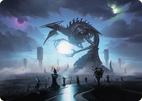 Blue Sun's Zenith Art Card [Phyrexia: All Will Be One Art Series] | Cracking-Singles