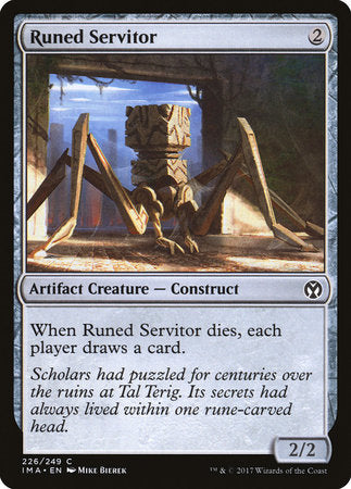 Runed Servitor [Iconic Masters] | Cracking-Singles