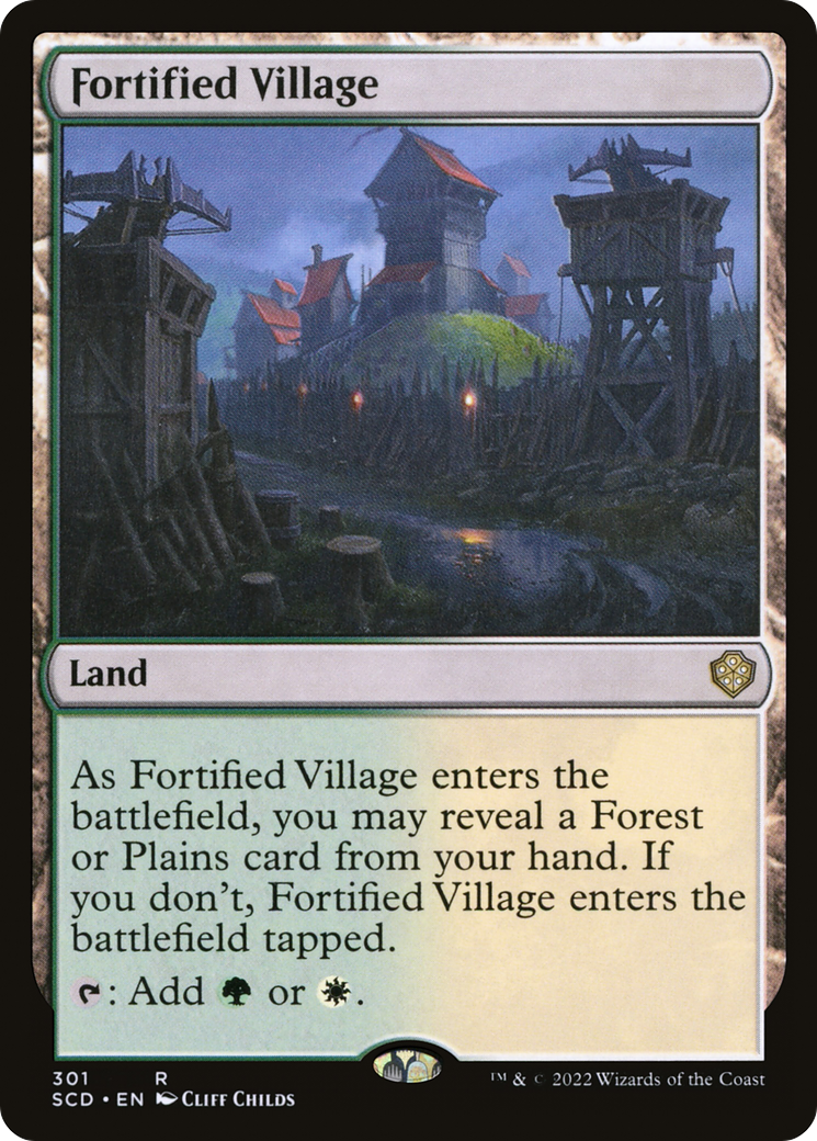 Fortified Village [Starter Commander Decks] | Cracking-Singles