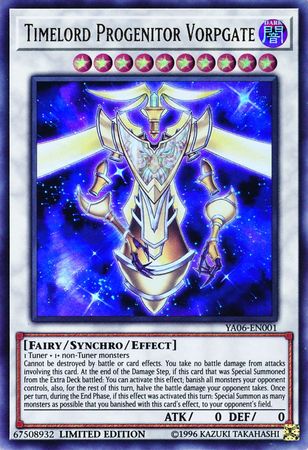 Timelord Progenitor Vorpgate [YA06-EN001] Ultra Rare | Cracking-Singles