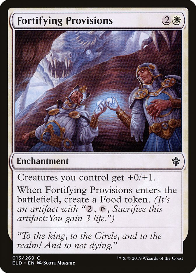 Fortifying Provisions [Throne of Eldraine] | Cracking-Singles