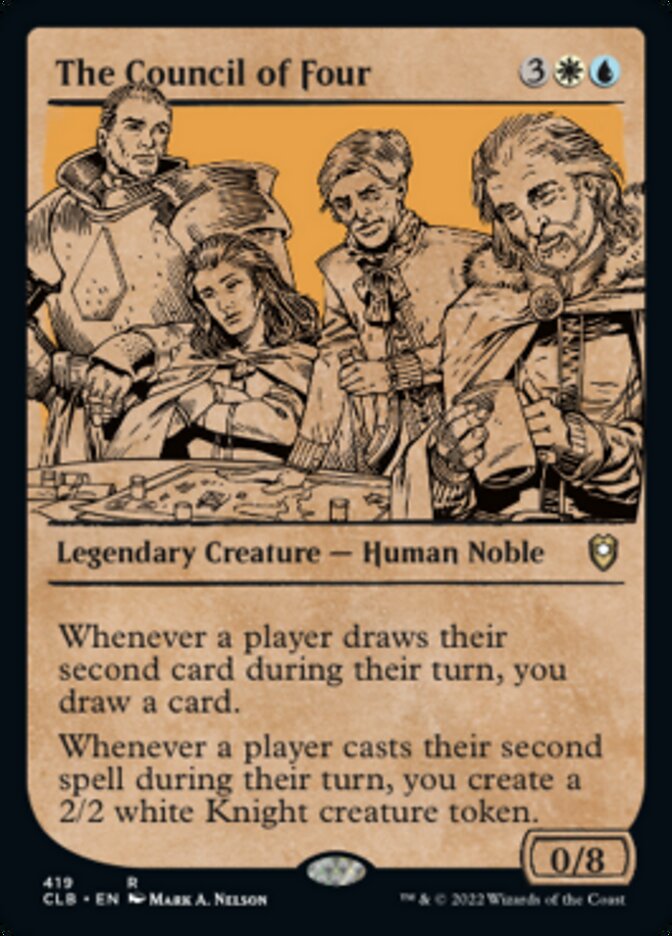The Council of Four (Showcase) [Commander Legends: Battle for Baldur's Gate] | Cracking-Singles