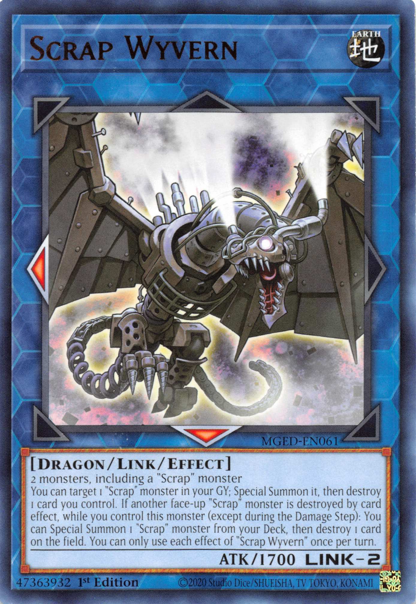 Scrap Wyvern [MGED-EN061] Rare | Cracking-Singles