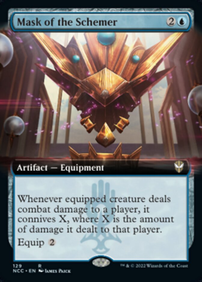 Mask of the Schemer (Extended Art) [Streets of New Capenna Commander] | Cracking-Singles