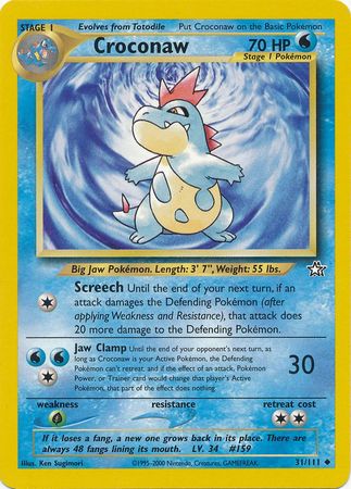 Croconaw (31/111) [Neo Genesis Unlimited] | Cracking-Singles