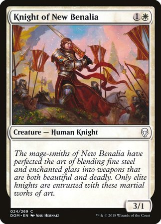 Knight of New Benalia [Dominaria] | Cracking-Singles