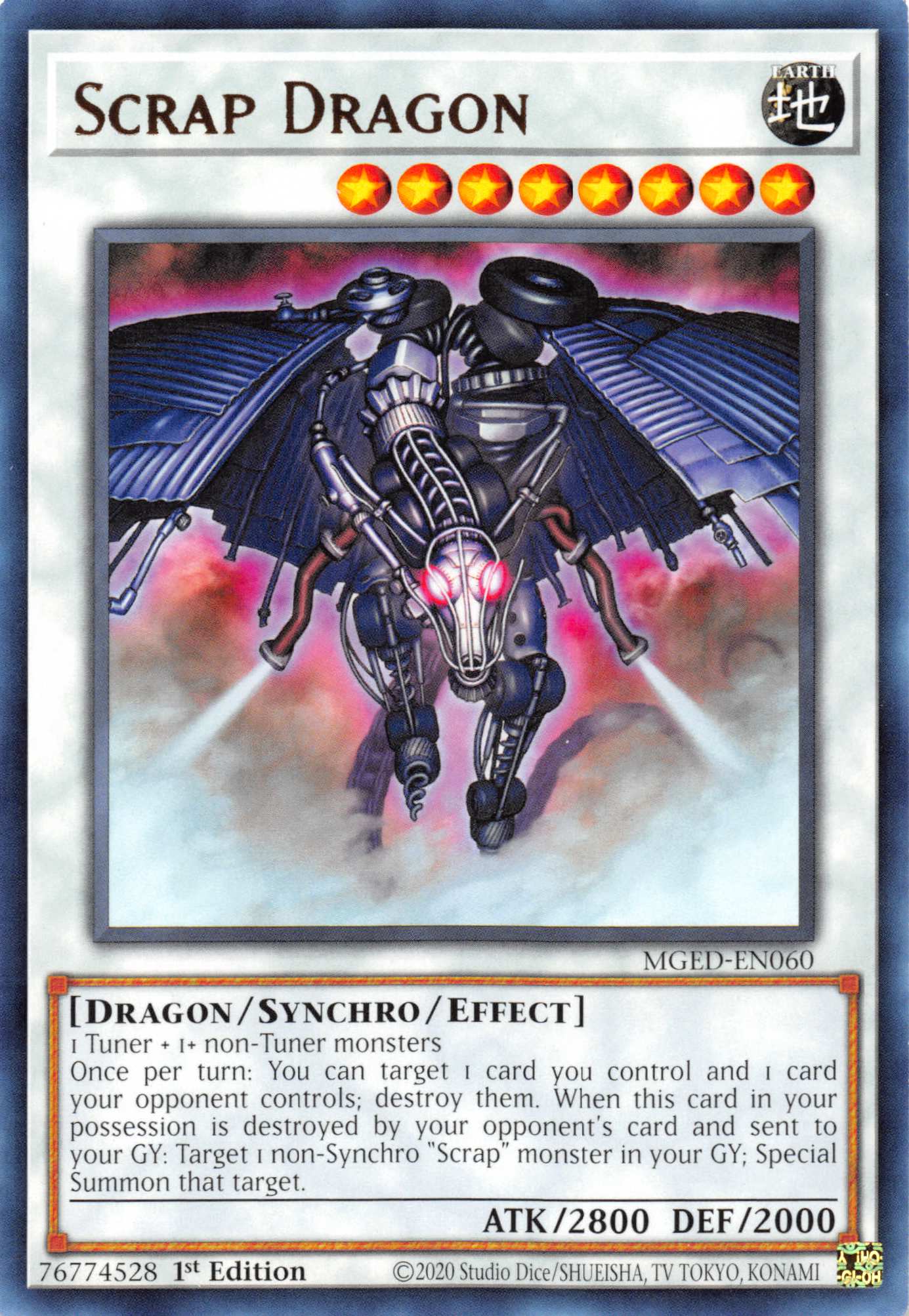 Scrap Dragon [MGED-EN060] Rare | Cracking-Singles