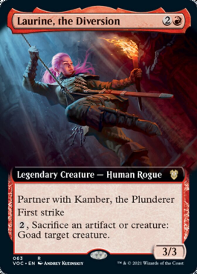 Laurine, the Diversion (Extended) [Innistrad: Crimson Vow Commander] | Cracking-Singles