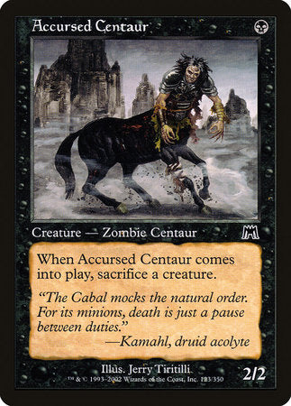 Accursed Centaur [Onslaught] | Cracking-Singles