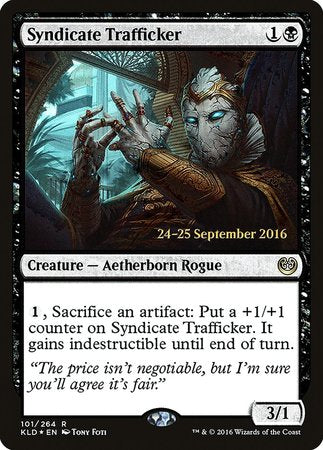 Syndicate Trafficker [Kaladesh Promos] | Cracking-Singles
