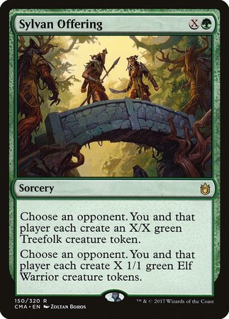 Sylvan Offering [Commander Anthology] | Cracking-Singles