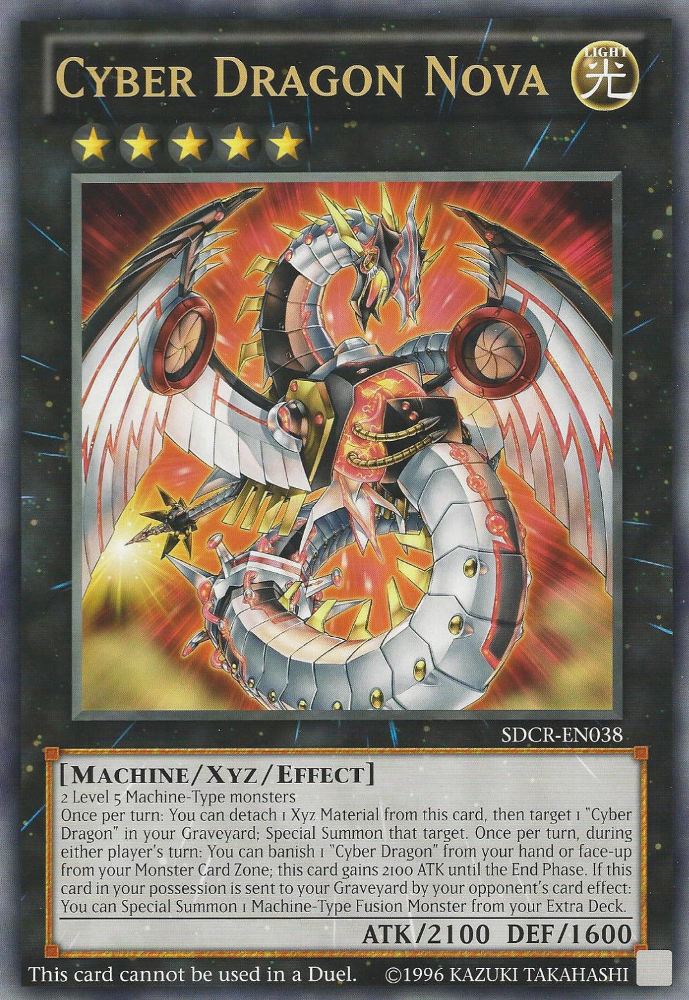 Cyber Dragon Nova (Oversized) (Machine Madness) [SDCR-EN038] Promo | Cracking-Singles