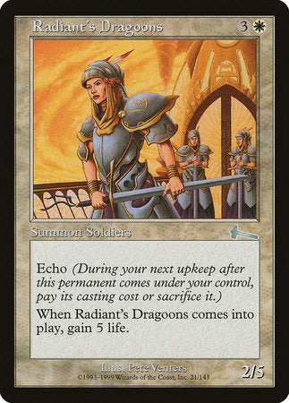 Radiant's Dragoons [Urza's Legacy] | Cracking-Singles