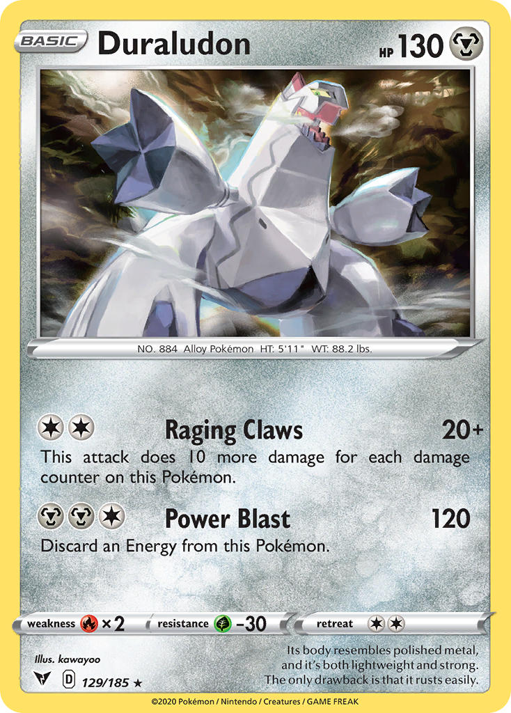 Duraludon (129/185) [Sword & Shield: Vivid Voltage] | Cracking-Singles