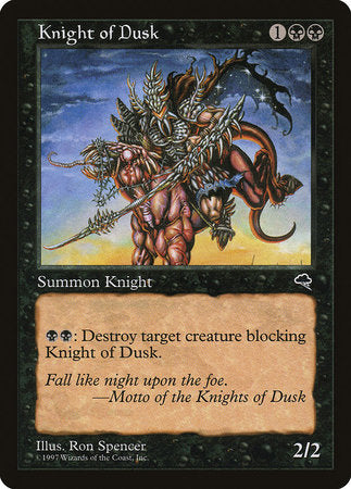 Knight of Dusk [Tempest] | Cracking-Singles