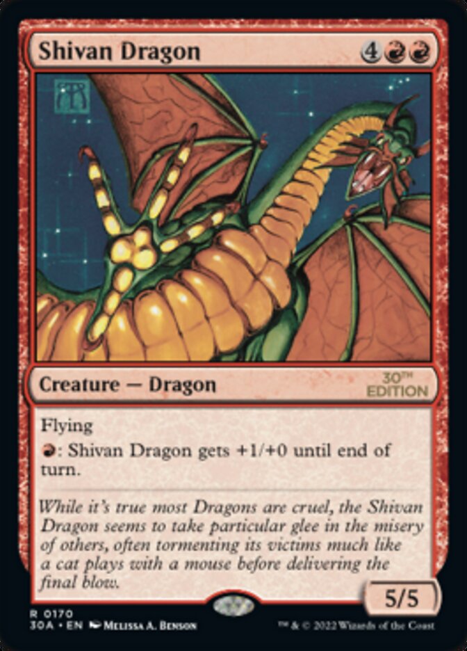 Shivan Dragon [30th Anniversary Edition] | Cracking-Singles