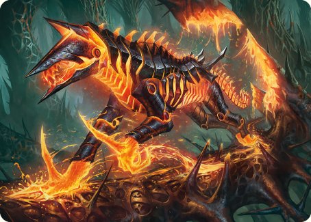 Kuldotha Cackler Art Card [Phyrexia: All Will Be One Art Series] | Cracking-Singles