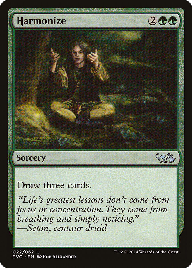 Harmonize (Elves vs. Goblins) [Duel Decks Anthology] | Cracking-Singles