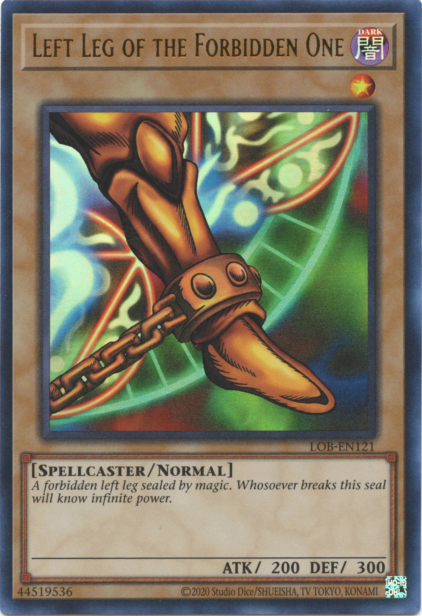 Left Leg of the Forbidden One (25th Anniversary) [LOB-EN121] Ultra Rare | Cracking-Singles