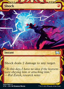 Shock (Etched Foil) [Strixhaven Mystical Archive] | Cracking-Singles