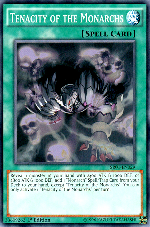 Tenacity of the Monarchs [SR01-EN029] Common | Cracking-Singles