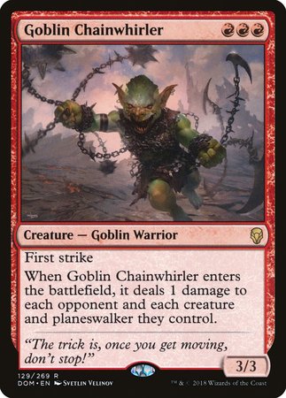 Goblin Chainwhirler [Dominaria] | Cracking-Singles