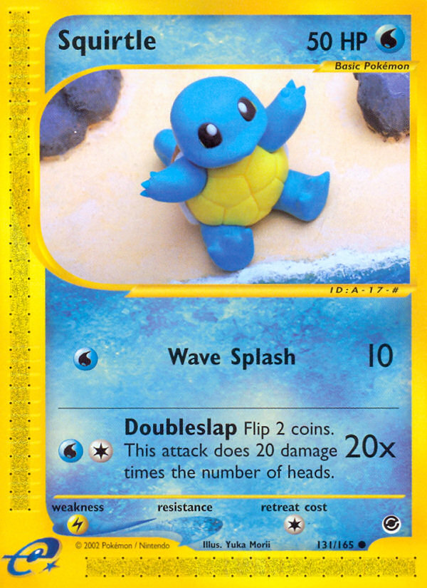 Squirtle (131/165) [Expedition: Base Set] | Cracking-Singles