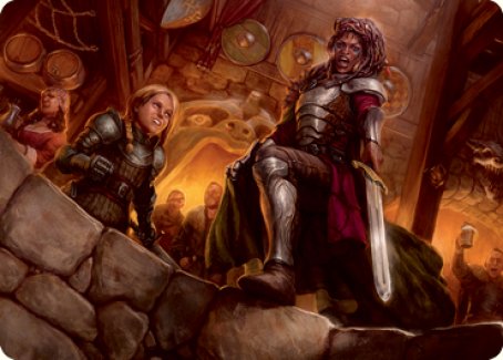 Veteran Dungeoneer Art Card [Dungeons & Dragons: Adventures in the Forgotten Realms Art Series] | Cracking-Singles