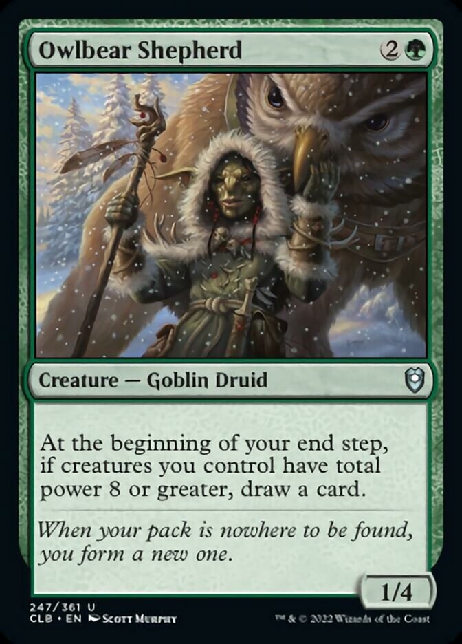 Owlbear Shepherd [Commander Legends: Battle for Baldur's Gate] | Cracking-Singles