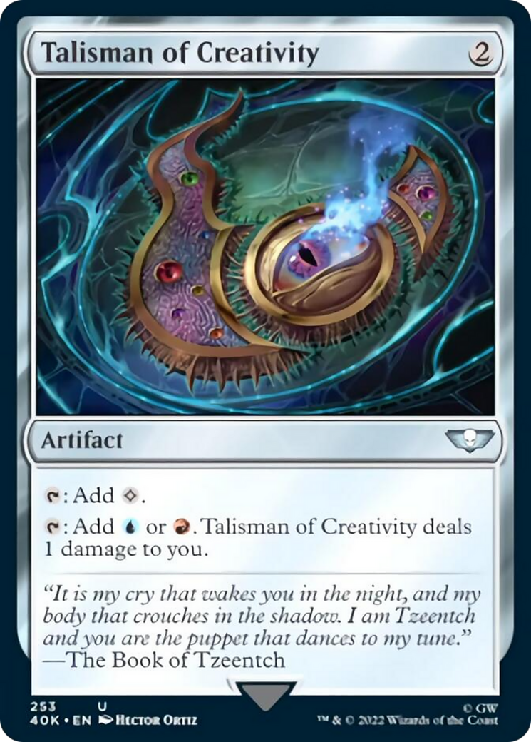 Talisman of Creativity (Surge Foil) [Universes Beyond: Warhammer 40,000] | Cracking-Singles