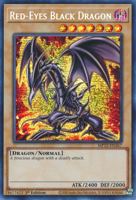 Red-Eyes Black Dragon [MP22-EN267] Prismatic Secret Rare | Cracking-Singles