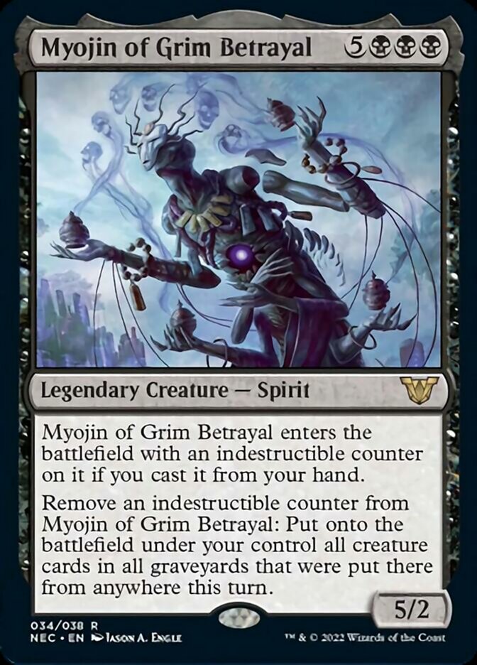 Myojin of Grim Betrayal [Kamigawa: Neon Dynasty Commander] | Cracking-Singles