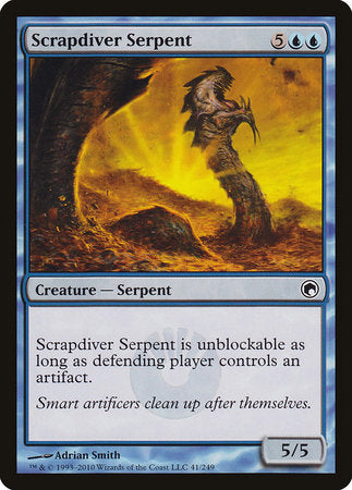 Scrapdiver Serpent [Scars of Mirrodin] | Cracking-Singles