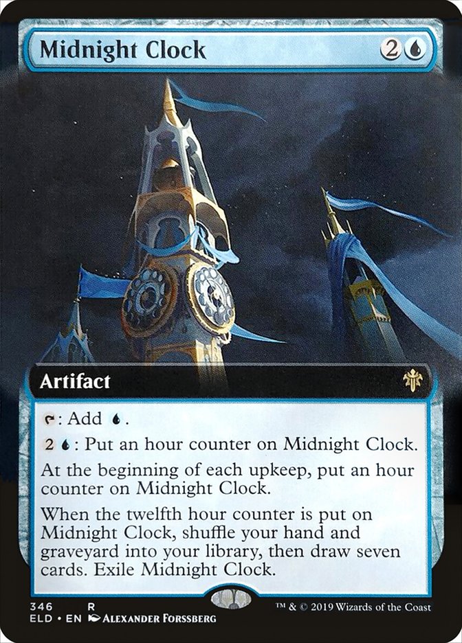 Midnight Clock (Extended Art) [Throne of Eldraine] | Cracking-Singles