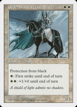 Order of the White Shield [Fifth Edition] | Cracking-Singles