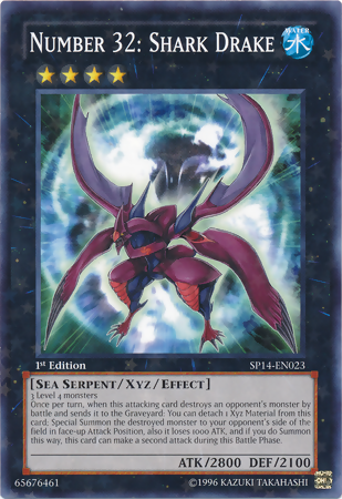 Number 32: Shark Drake [SP14-EN023] Starfoil Rare | Cracking-Singles