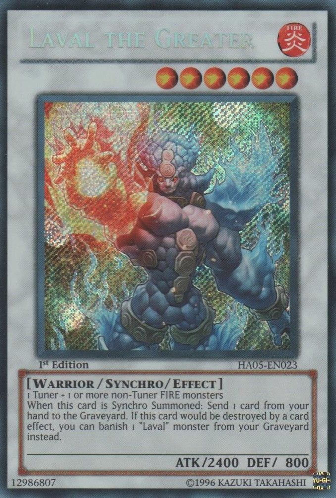 Laval the Greater [HA05-EN023] Secret Rare | Cracking-Singles
