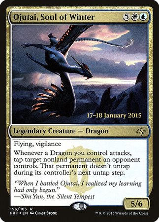 Ojutai, Soul of Winter [Fate Reforged Promos] | Cracking-Singles