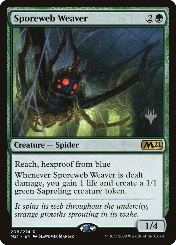 Sporeweb Weaver (Promo Pack) [Core Set 2021 Promos] | Cracking-Singles
