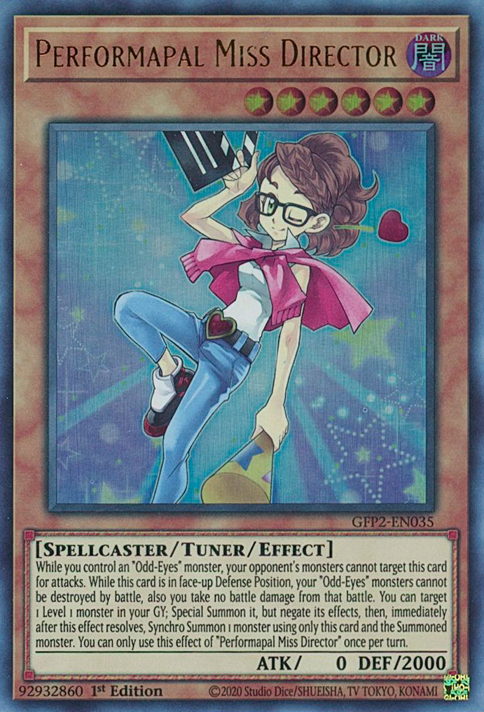 Performapal Miss Director [GFP2-EN035] Ultra Rare | Cracking-Singles