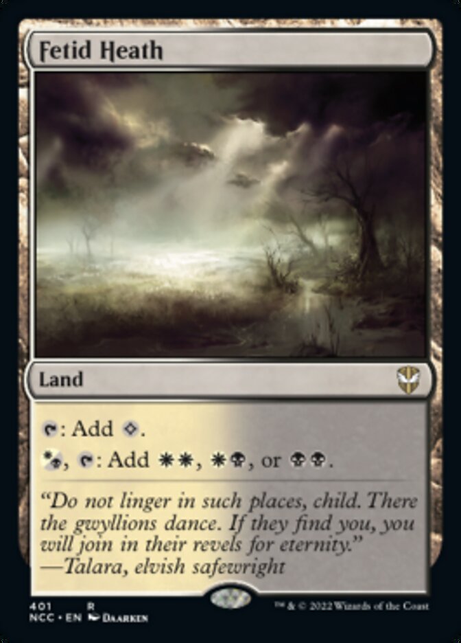 Fetid Heath [Streets of New Capenna Commander] | Cracking-Singles