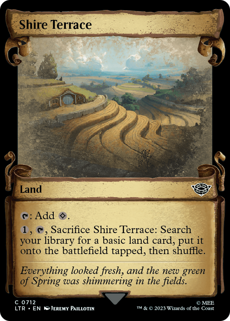 Shire Terrace [The Lord of the Rings: Tales of Middle-Earth Showcase Scrolls] | Cracking-Singles