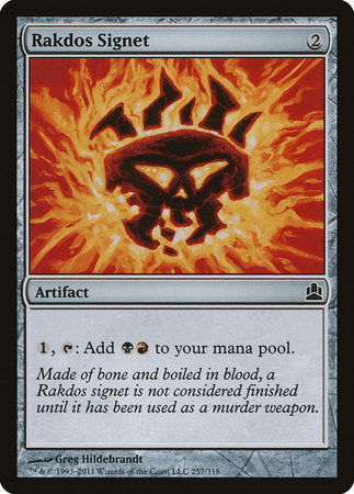 Rakdos Signet [Commander 2011] | Cracking-Singles