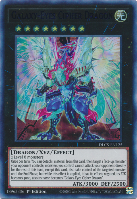 Galaxy-Eyes Cipher Dragon (Blue) [DLCS-EN125] Ultra Rare | Cracking-Singles
